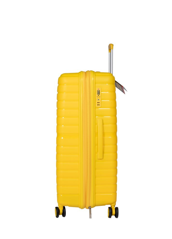 Чемодан большой L 49203 полипропилен Желтый Snowball (297642857)