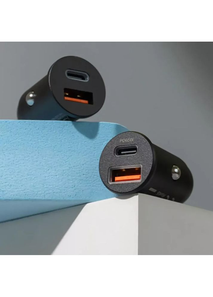 Автомобільний зарядний пристрій Tiny Power Pro 65W USB + Type-C Proove (360528002)