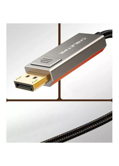 Кабель USB Type-C - DisplayPort 2 м Black (CA914074) CABLETIME (332613894)