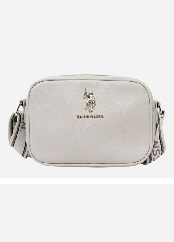 Крос-боді сумка U.S. POLO ASSN. CLASSIC ZIP CROSSBODY BAG світло сіра U.S. Polo Assn. (325470818)