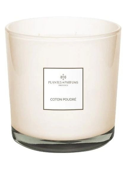 Ароматична свічка із 3 ґнотами Cotton Powder Perfumed Candle 1100ml (1449153-31175105) Plantes&Parfums (368883149)