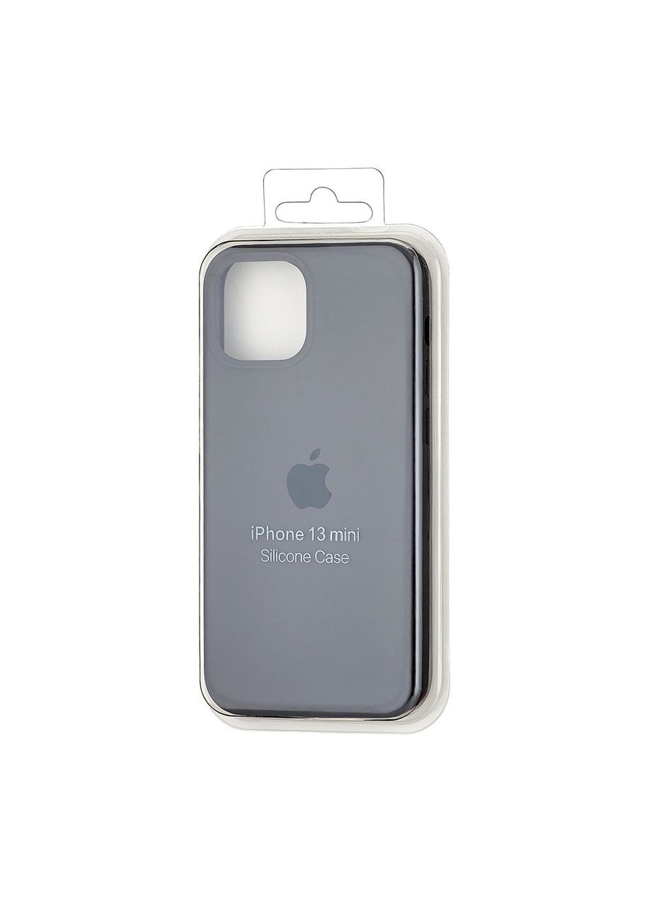 Чохол силіконовий протиударний для iPhone 13 mini чорний Silicone Full Cover Case (370168073)