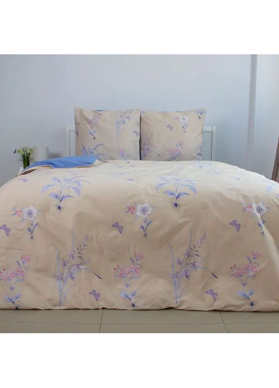 Двуспальный комплект постельного белья Бязь с наволочками 70*70 см, 115 гр/м2 Цветущая магия Бежевый (19660180215) ТЕП (365851918)