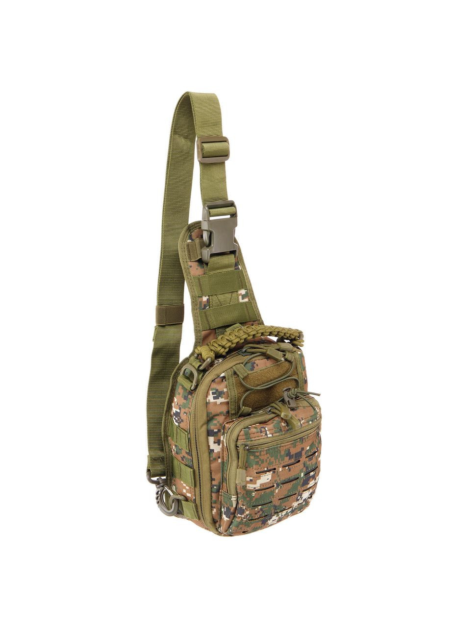 Сумка-слинг тактическая с одной лямкой (нейлон, полиэстер 600D, 25x17x12см, 5л, Камуфляж Marpat) (ZK-14_Камуфляж SP-Sport (361440136)