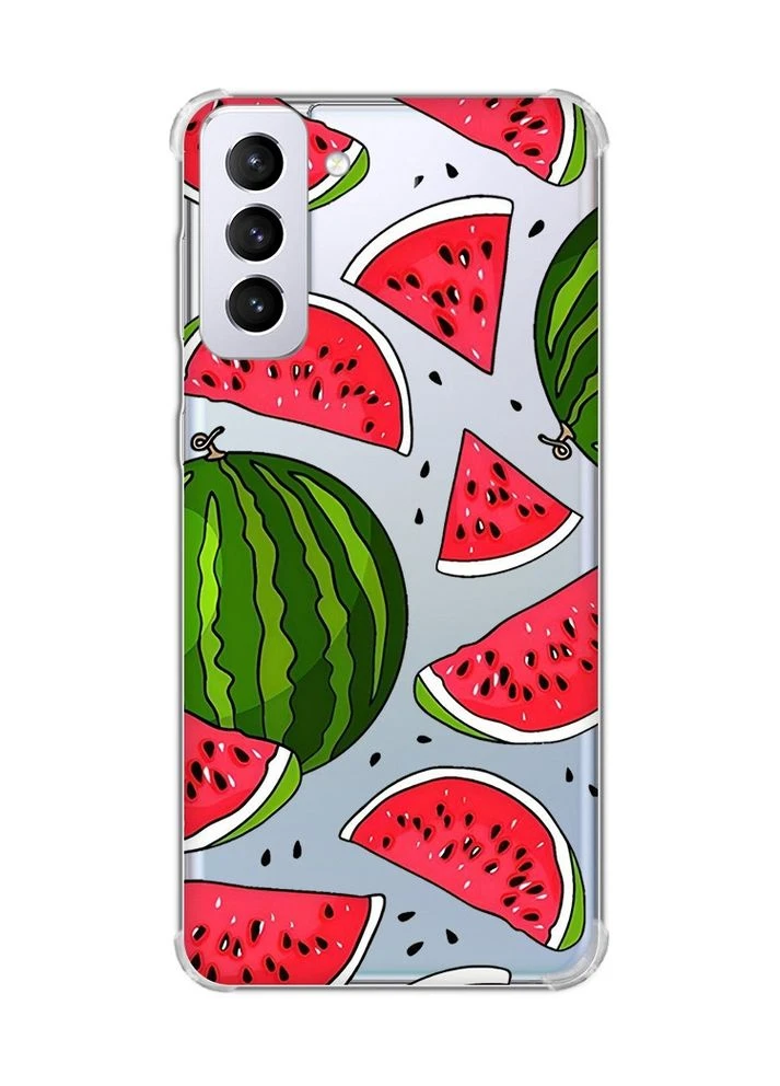 Чохол з потовщеними кутами на Samsung Galaxy S21 Plus:: Кавуни (принт 341) Creative (360709644)