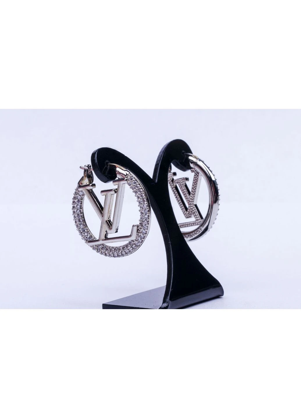Серьги кольца женские, стильная модная бижутерия Fashion Jewellery (400040131)