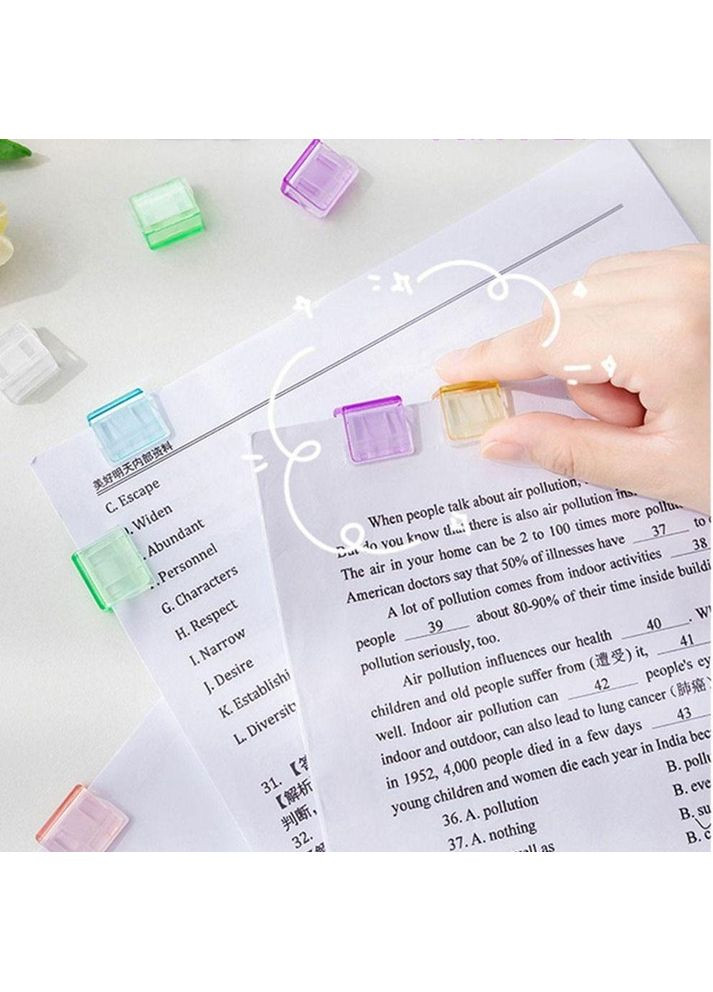 Набір із 2 кліпс-затискачів для вкорочення довжини штанів випадковий колір (NR0298) No Brand (370718938)