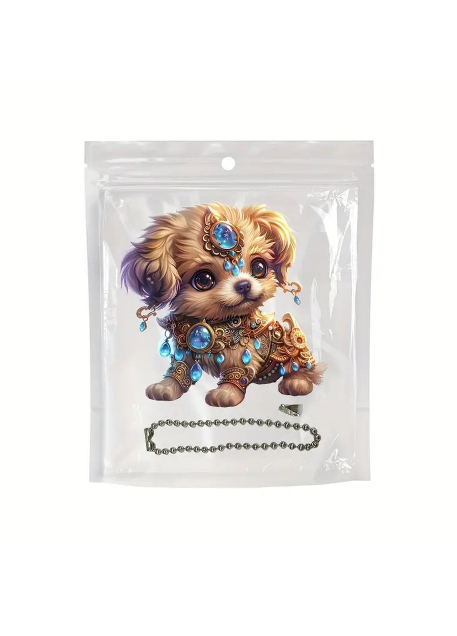 Брелок - підвіска на ключі у вигляді символу року за Китайським гороскопом з акрилу рік СОБАКИ (ПСА) No Brand (314813441)