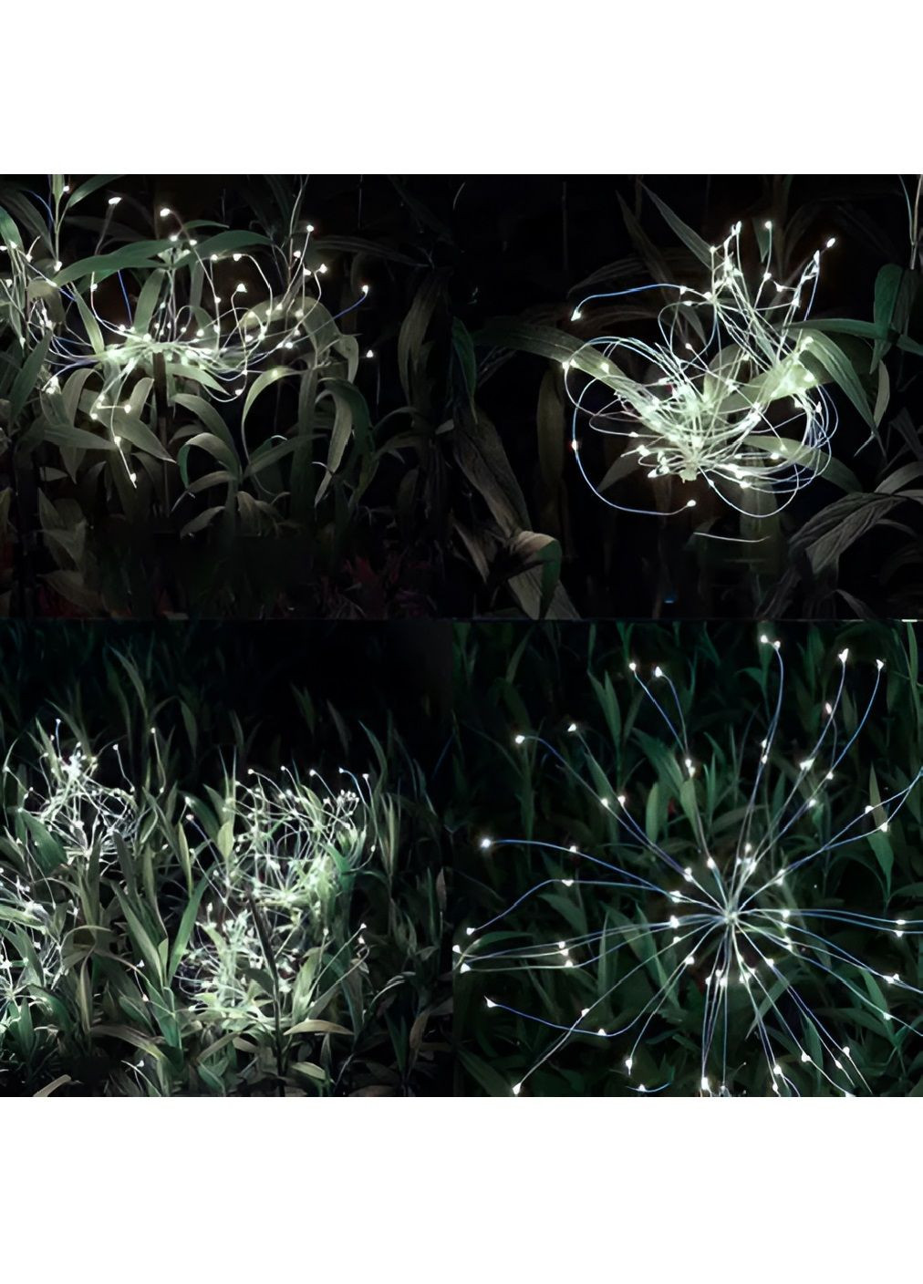 Набор садовых светильников ламп с работой от солнечной батареи холодный белый свет 2 штуки (479842-Prob) Одуванчики Unbranded (324741375)