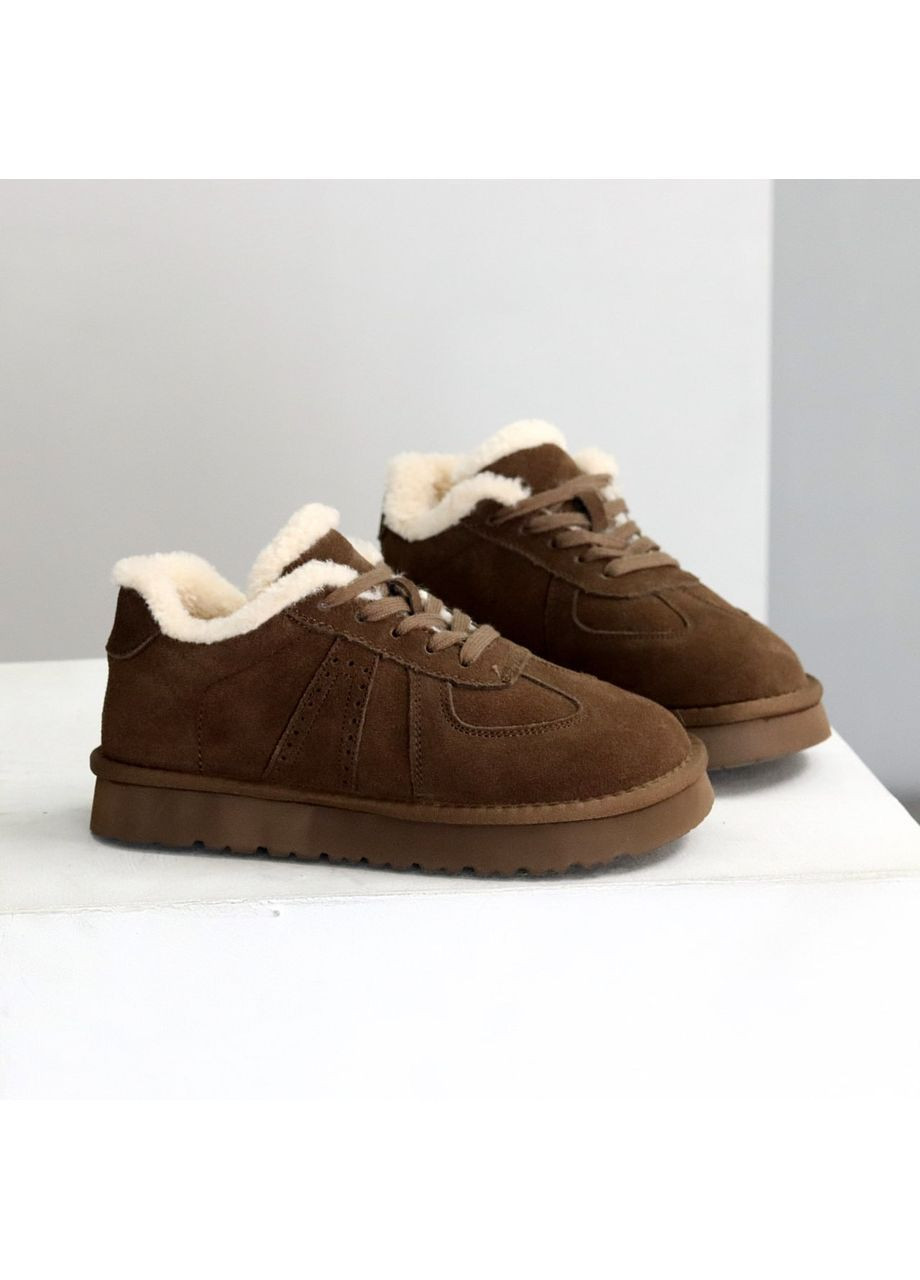 Зимові кросівки No Brand коричневі зими (369607912)