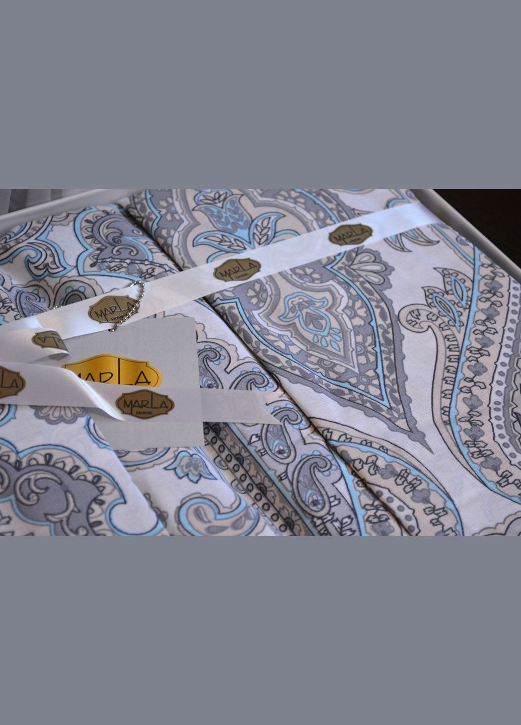 Постельное белье Marla Ranforce 200 х 220 см Sarayli Kayra (318382583)