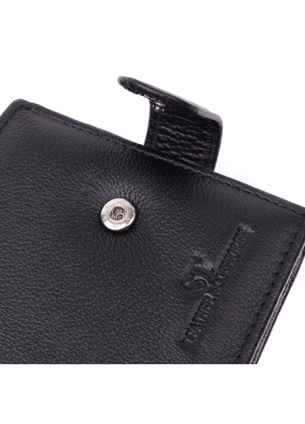 Мужской кожаный бумажник 11,5х9,5х1,5 см st leather (288047122)