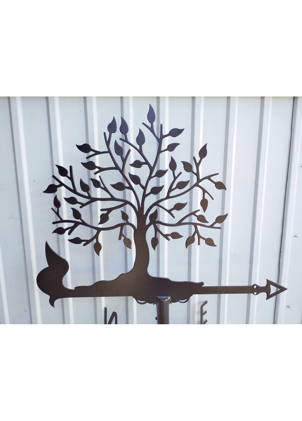 Флюгер Дерево из металла 2 мм, флюгер на крышу No Brand (368896675)