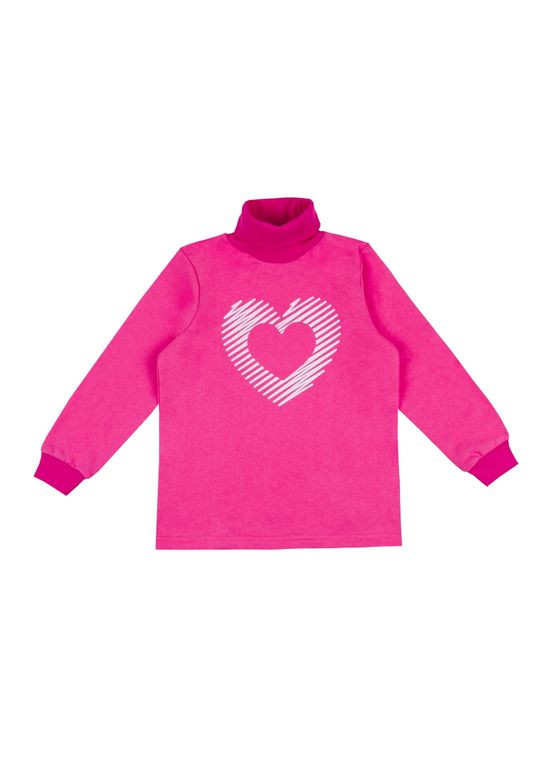 Розовый зимний свитер детский для девочки sv-25-11 GABBI