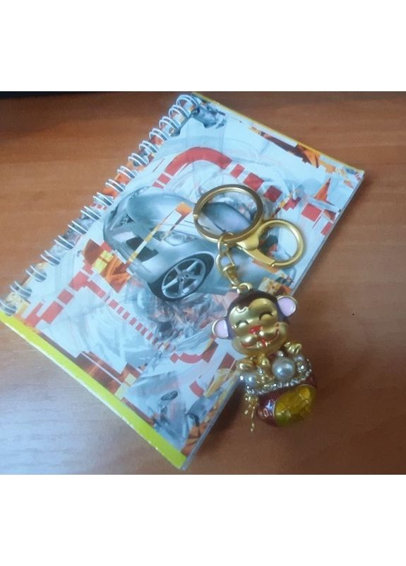 Креативный модный брелок подвеска в виде Мышка с кристаллами No Brand (294721238)