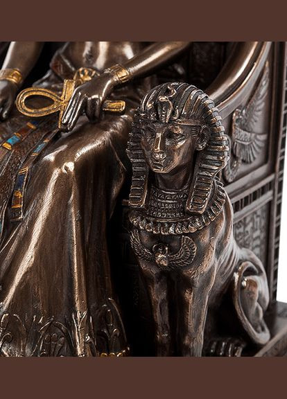 Статуэтка Богиня войны Сехмет 27х13х12 см 1903940 полистоун покрытый бронзой Veronese (346535166)