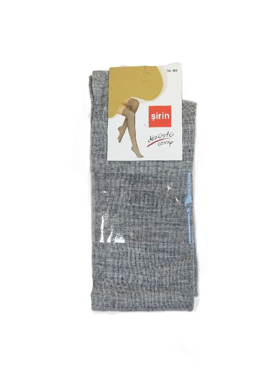Сірі жіночі шкарпетки колінки Sirin (305404613)