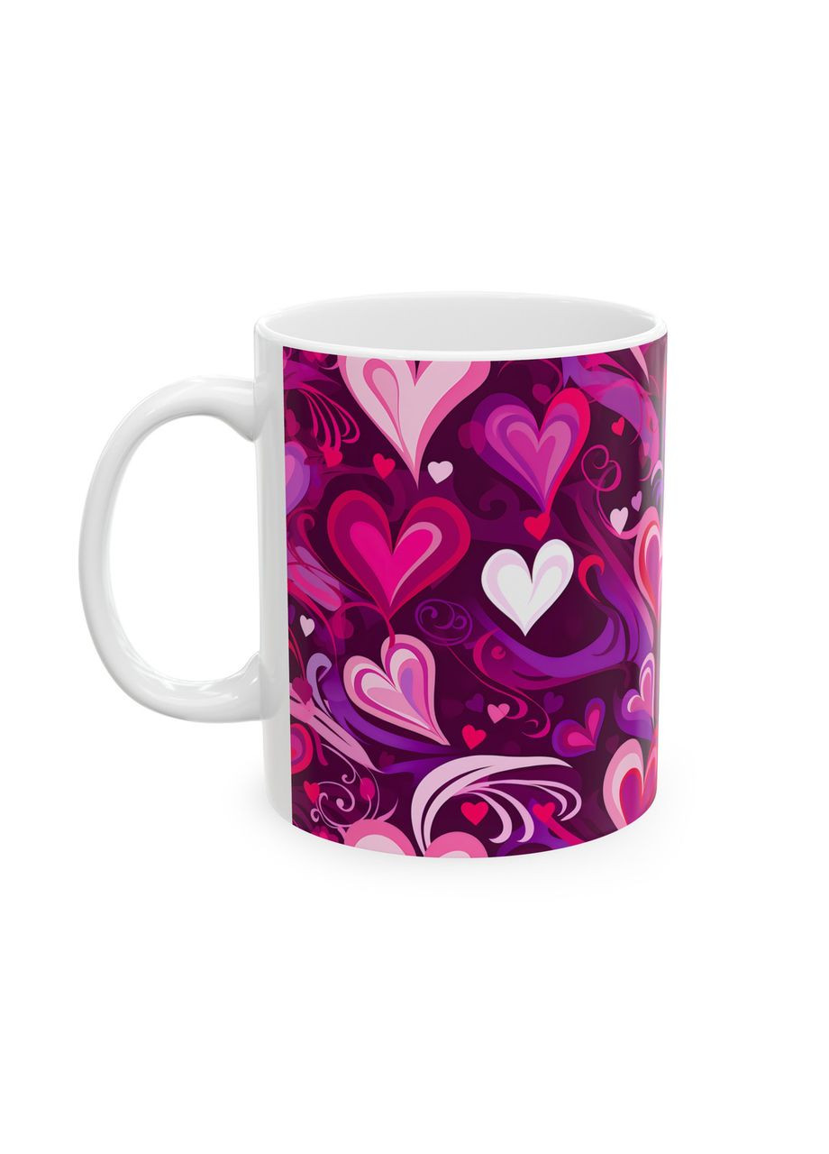 Керамическая чашка с дизайном "Палитра сердец" - 13 No Brand (368671327)