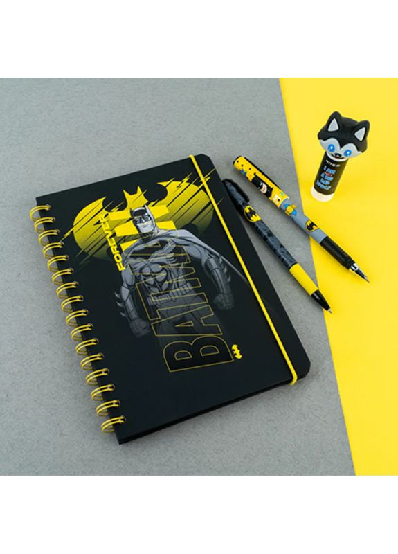 Блокнот пруж. A5 80арк. кліт. тв. обкл. DC Comics DC24-190/ /(10) Kite (358203420)