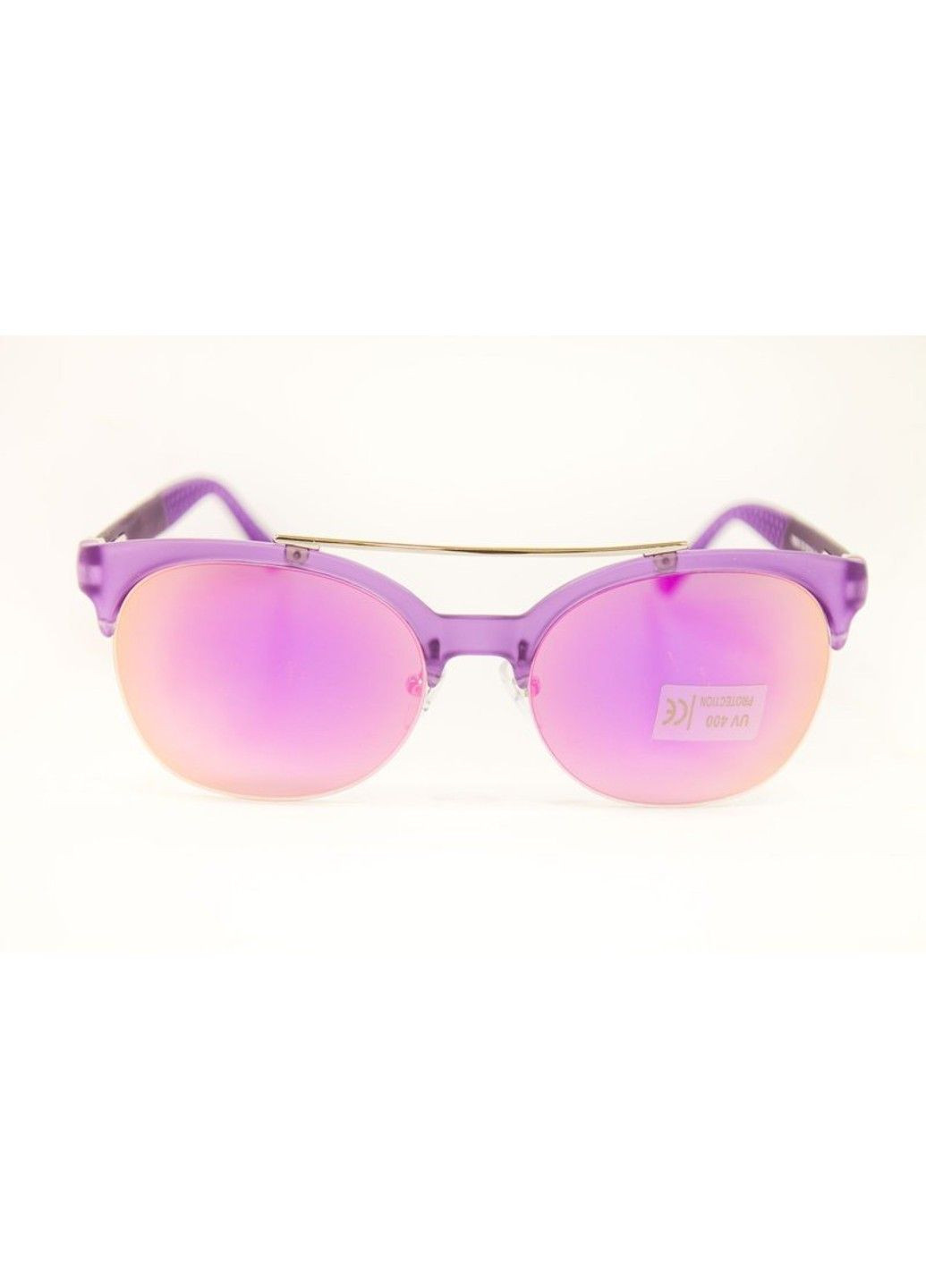 Солнцезащитные поликарбонатные очки женские фиолетовые BR-S (291984104)