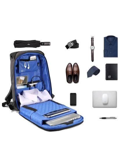 Рюкзак для ноутбука 17" Laptop Backpack Light Grey (KS3149W-D17L) Kingsons 17&quot; laptop backpack Light Grey (366703219)