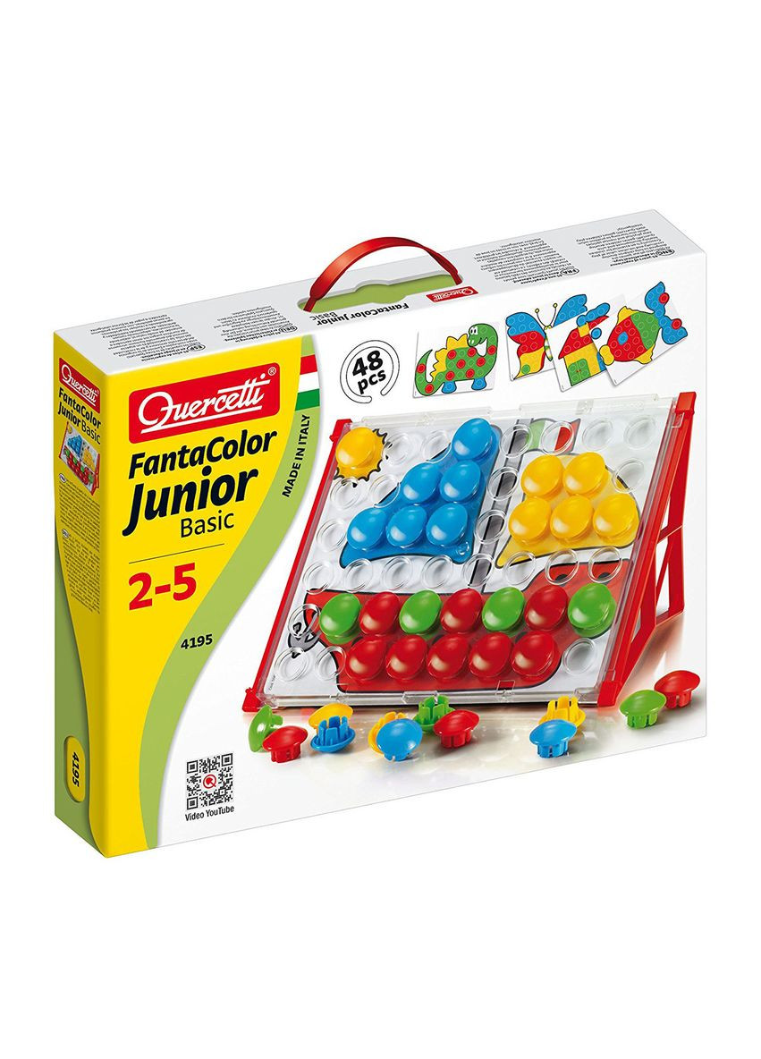 Набір — Для занять Мозаїкою (48 Більших фішок + Дошка 27х21) Quercetti (342753340)