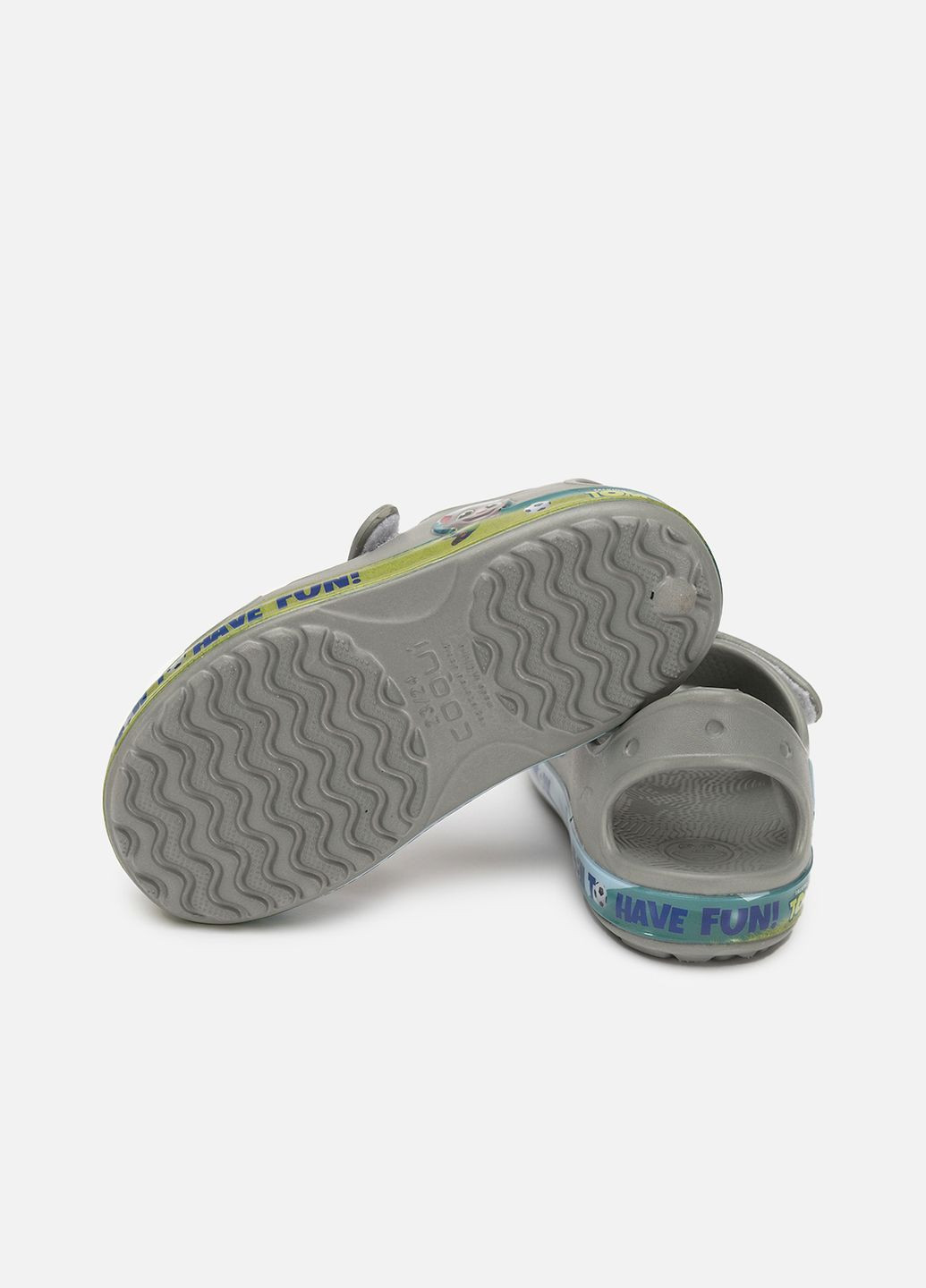 Босоніжки на пласкій підошві для хлопчика колір сірий ЦБ-00253789 Coqui (297059845)