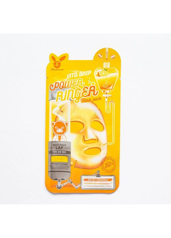 Тканинна маска поживна Face Care Vita Deep Power Reinger Mask Pack Elizavecca (376306078)