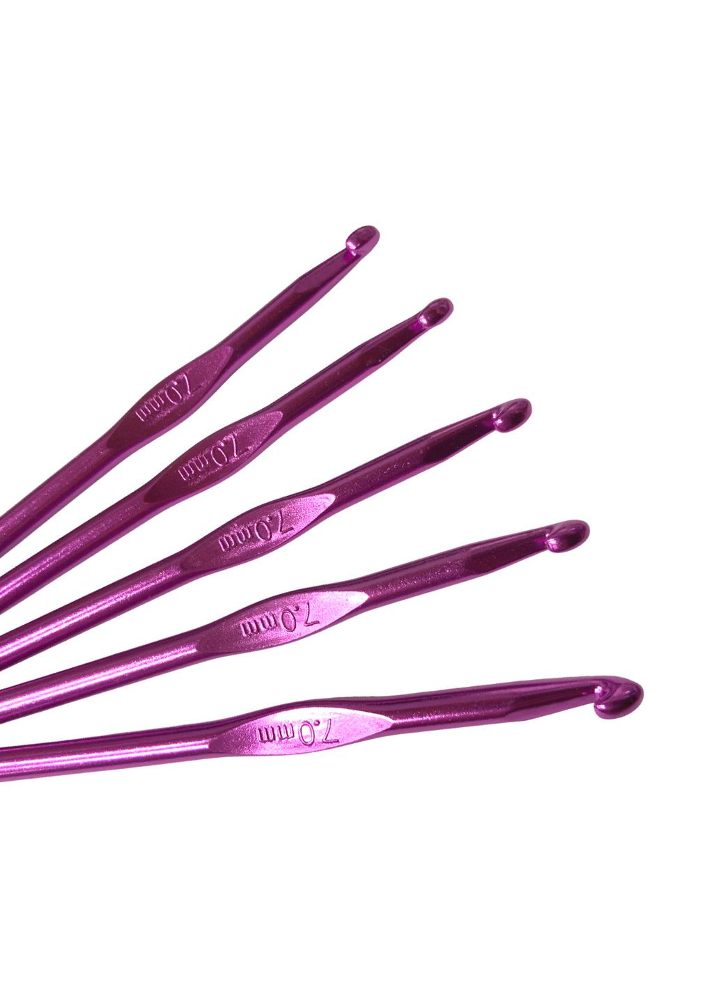 Гачок для в'язання металевий кольоровий №7/15см FROM FACTORY KС07 (335397444)