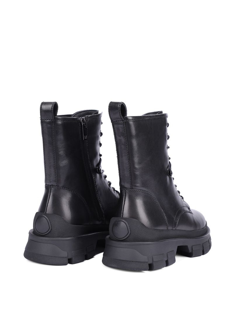 Жіночі Черевики A25839L-701 Чорний Шкіра MIRATON (368753882)