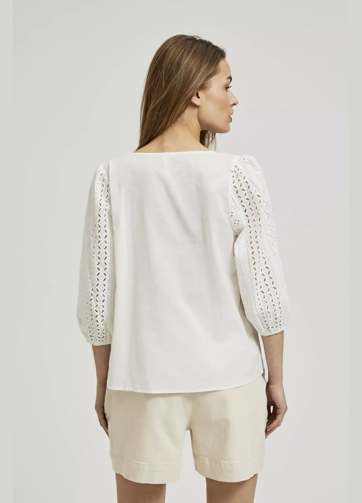 Молочная блузка женская Moodo