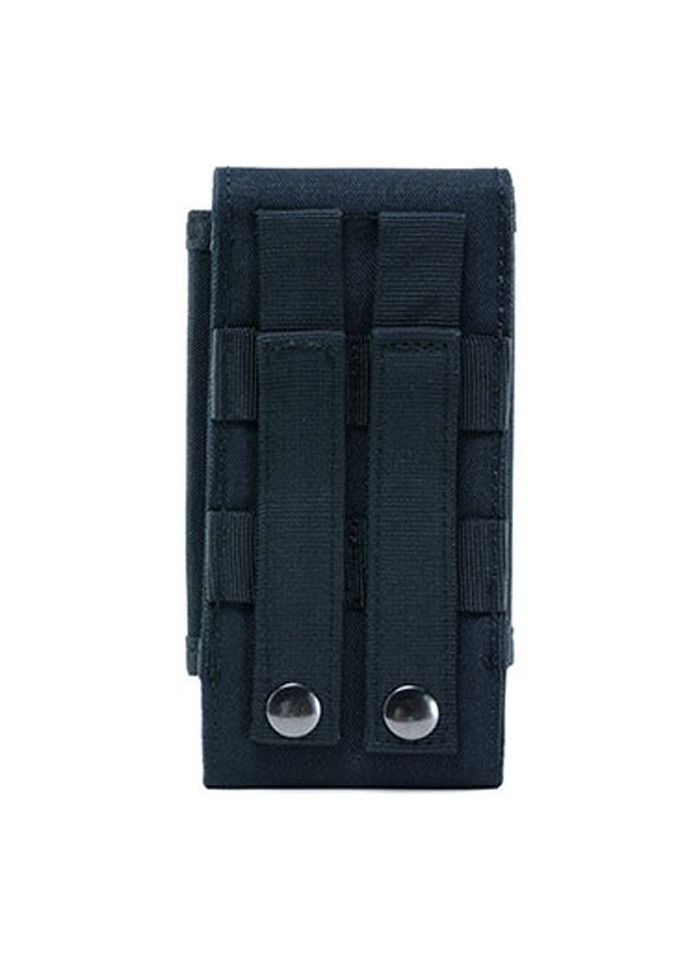 Подсумок MOLLE одинарный под телефон черный No Brand (326487599)