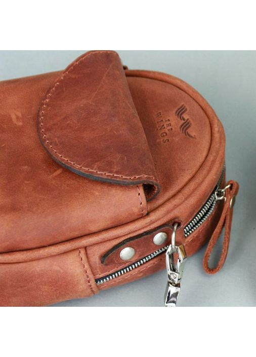 Мини-сумка Kroha коньячная винтажная The Wings (348358890)