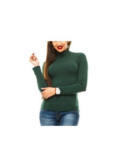 Зелений демісезонний водолазка гольф жіночий демісезонний облягаючий кашеміровий зелений Leliss
