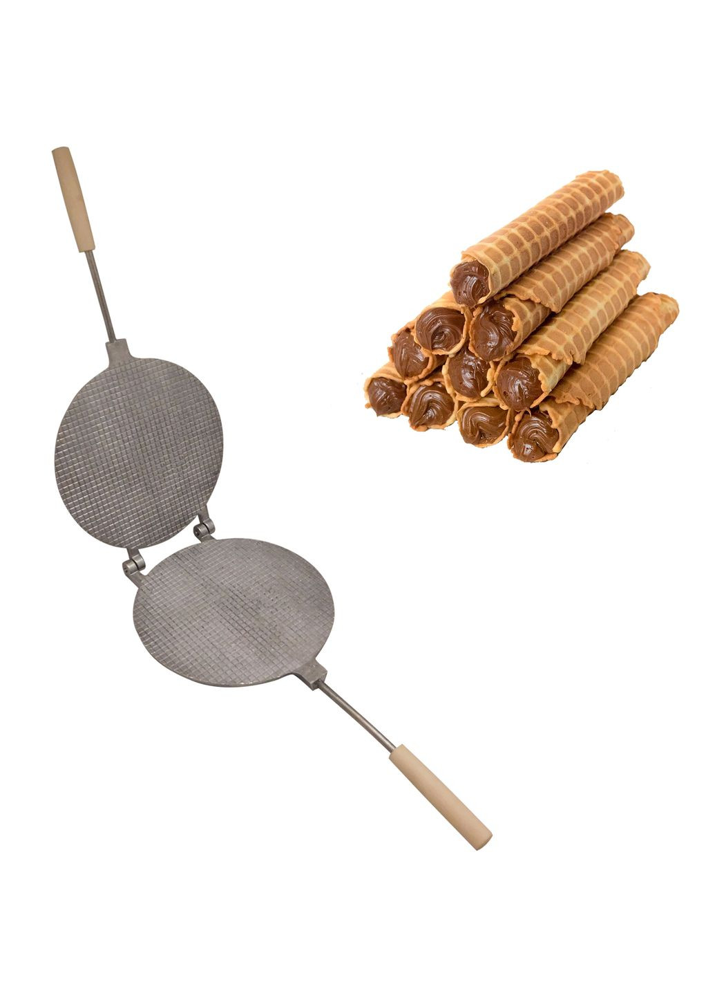 Набор из 2 форм для выпечки форма для 16 орешков с начинкой и для вафельных коржей ХЕАЗ (301796711)