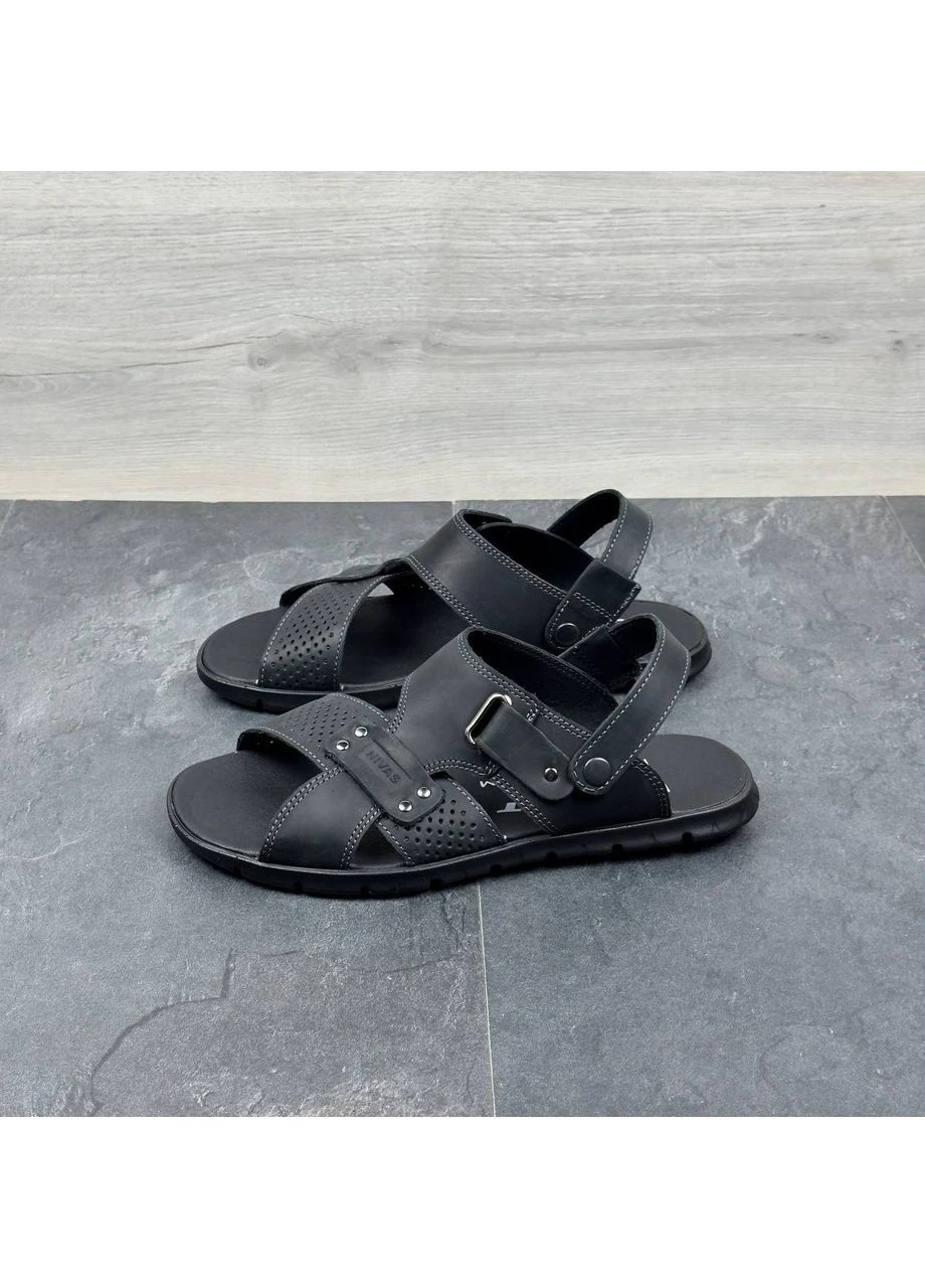 мужские кожаные сандалии. No Brand