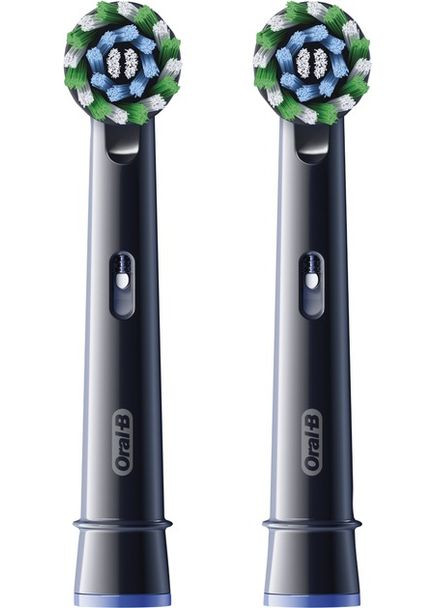Насадки для електричної зубної щітки Pro Чорні, 2 шт Oral-B Cross Action (322784975)