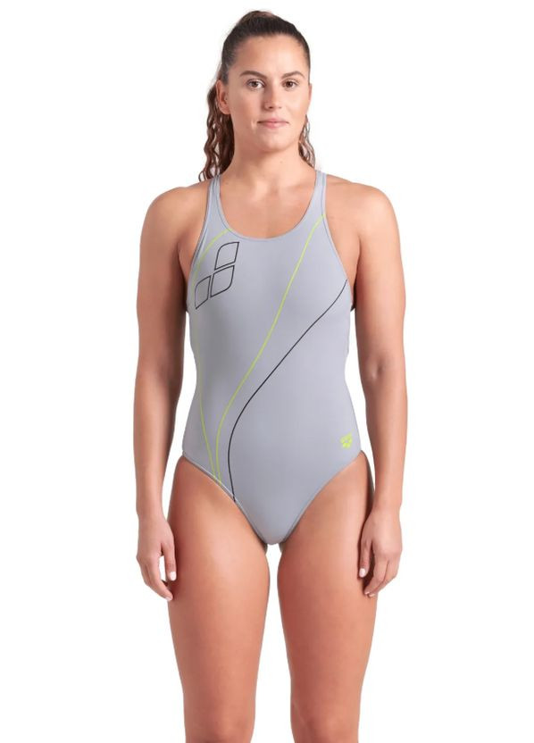 Комбинированный летний купальник trail swimsuit v back (009022-520) размер Arena