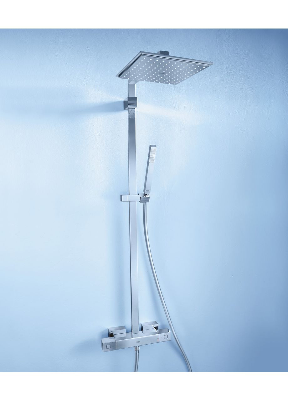 Душевая система с термостатом для душа Euphoria Cube System (26087000) Grohe (369933617)