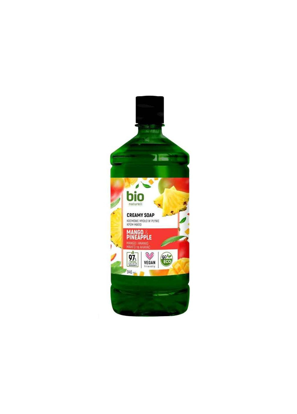 Крем-мыло BIO 946мл ЗАПАСКА Mango & Pineapple Bio Naturell (357224884)