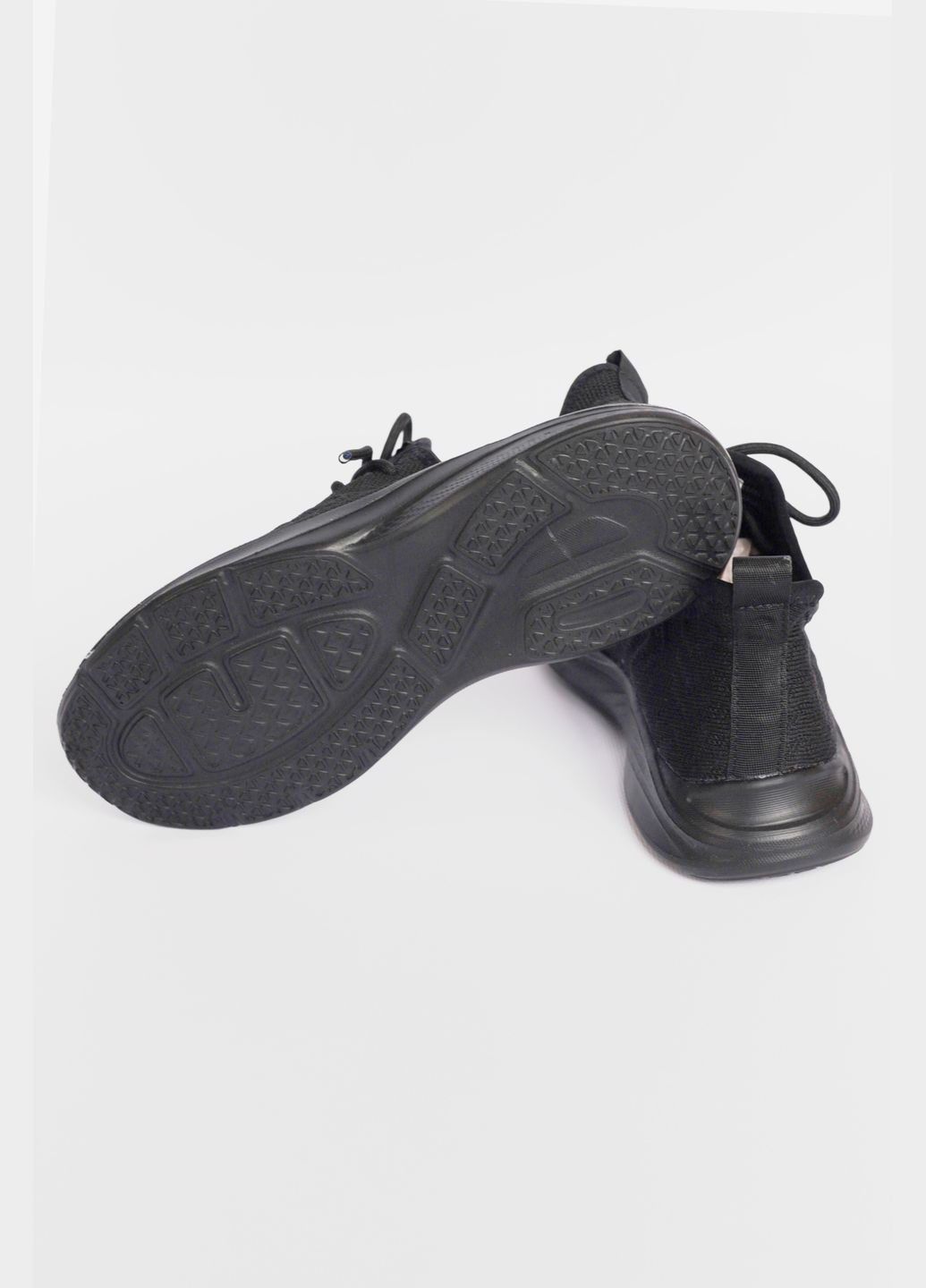 Черные демисезонные кроссовки женские текстиль черного цвета на шнуровке Let's Shop