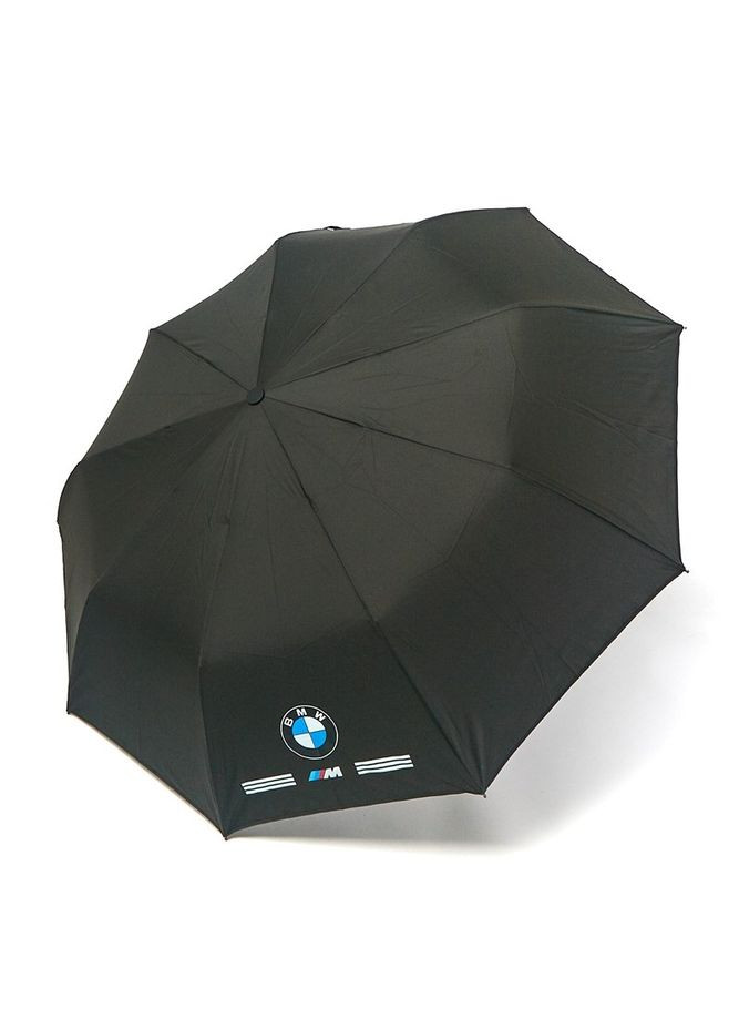 Чорна парасолька чоловіча 02j автомат на 9 спиць з логотипом bmw чорний середня система антивітер (301647604)