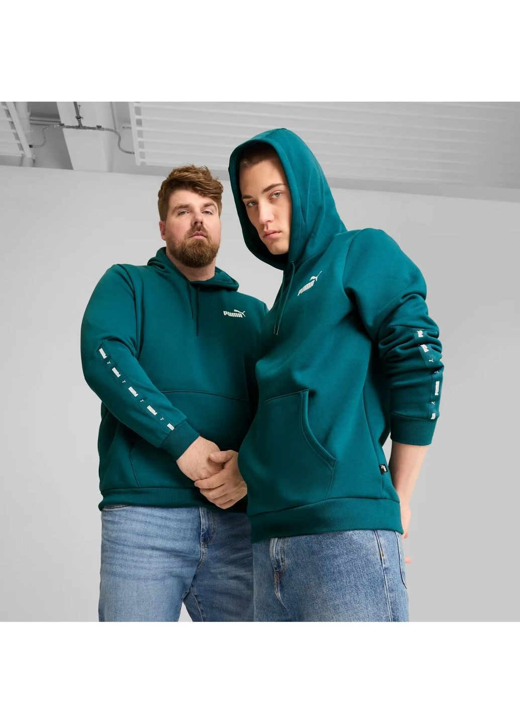 Худі чоловіче Essential Tape Green 849040-08 Puma (364837001)