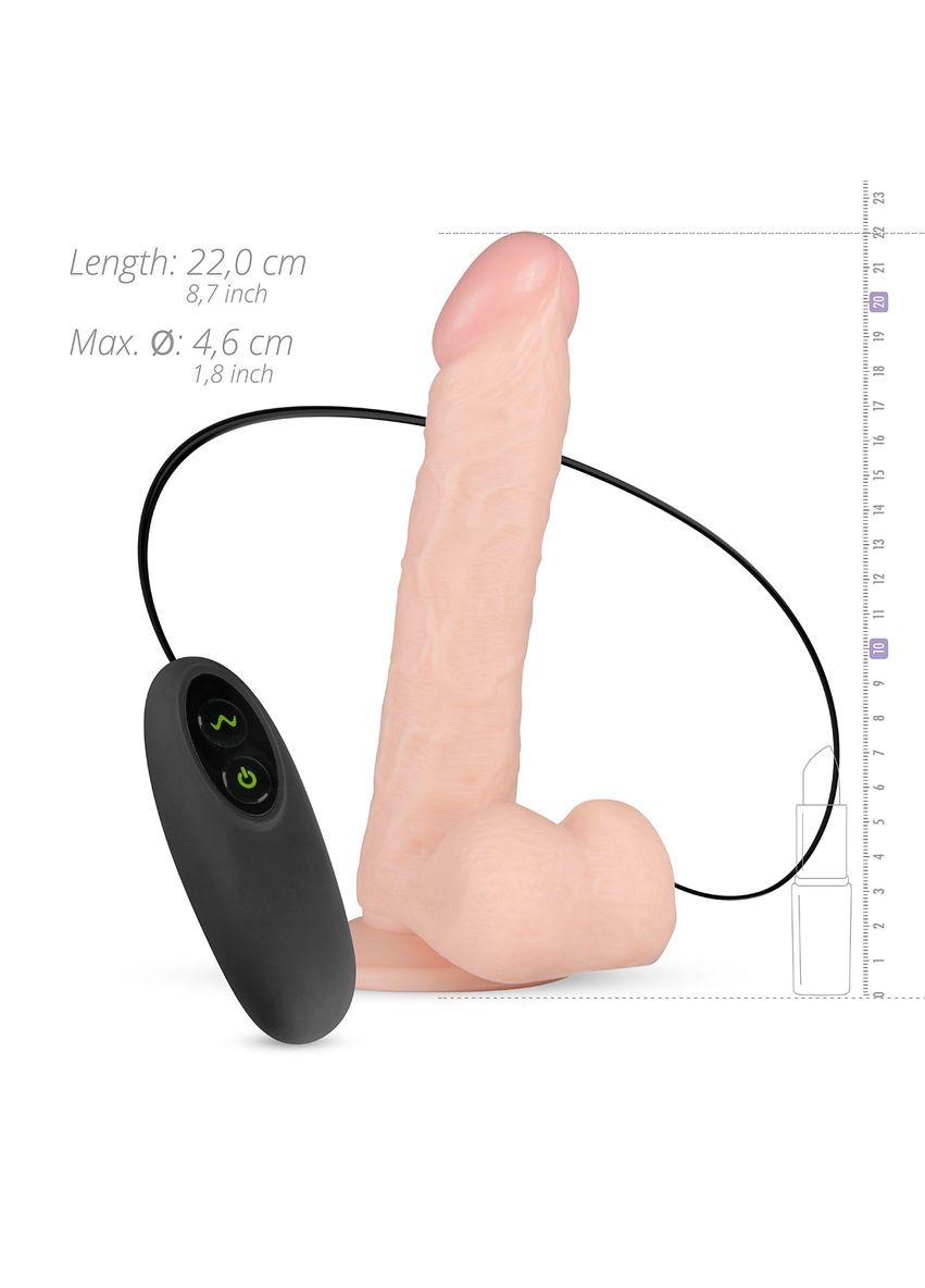 Вібратор реалістичний з пультом Lewis Realistische Vibrator Real Fantasy (298936214)