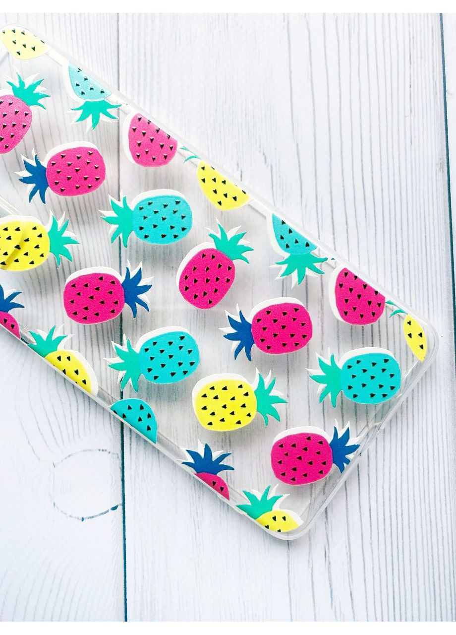 Чехол на Samsung Galaxy A35 5G (A356):: Разноцветные ананасы (принт 346) CASE CONTROL (360678674)