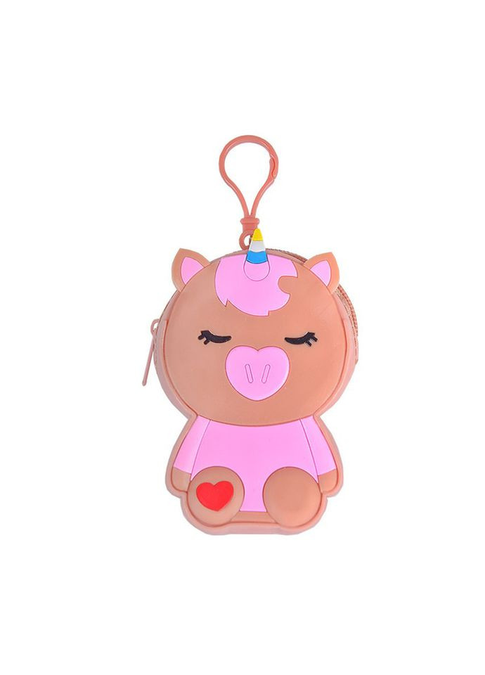 Дитячий гаманець-брелок "Єдиноріг" C44408, 8 х 11 х 3 см Коричневий Bambi (304407527)