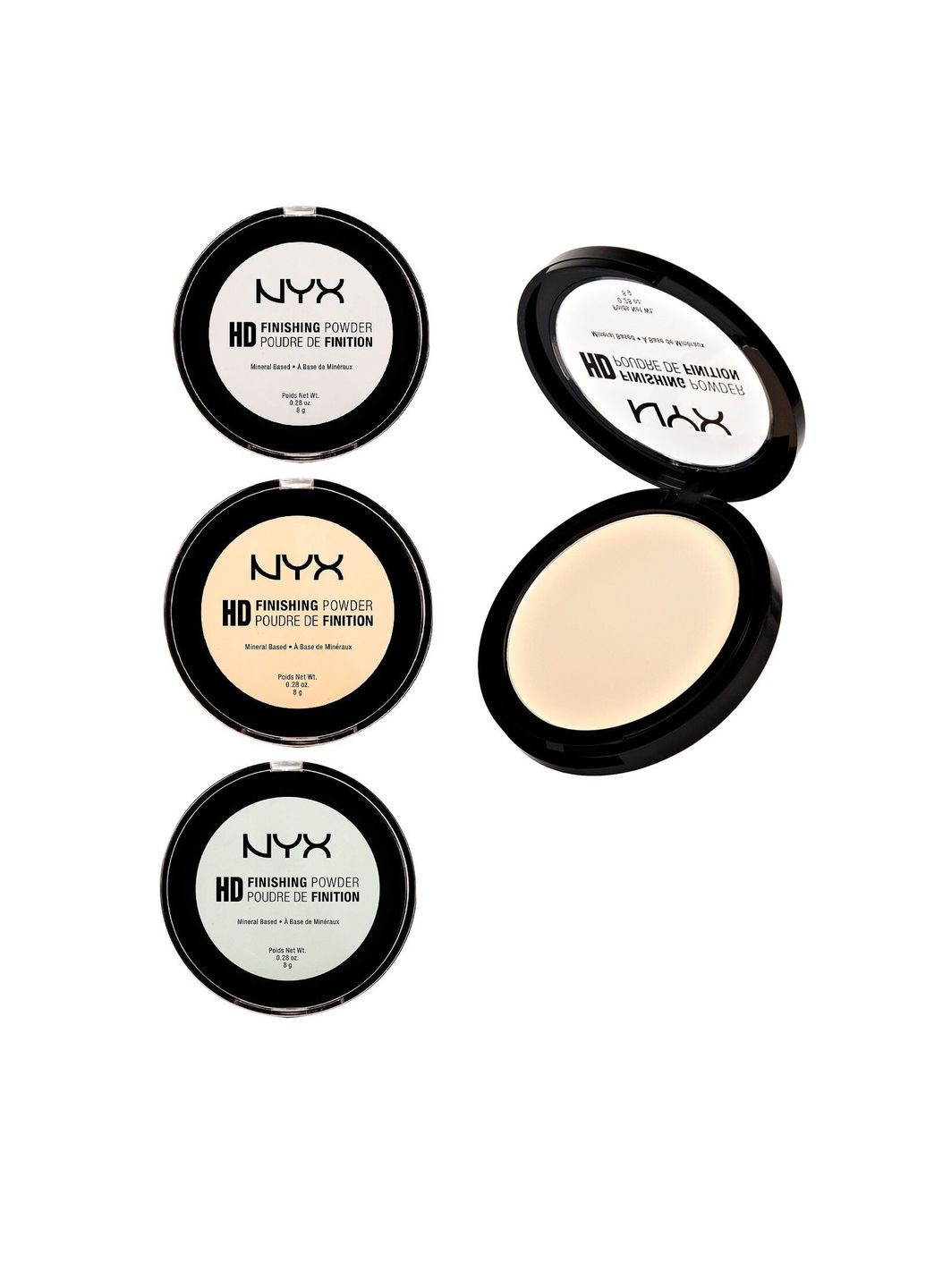 Професійна фінішна пудра High Definition Finishing Powder (8 г) MINT GREEN (HDFP03) NYX Professional Makeup (279364041)
