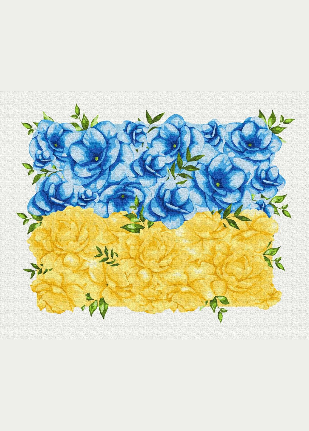 Картина по номерам Патриотическая украинская тематика Цветущий флаг ©Svetlana Drab 40х50 BS53147 Brushme (308988028)