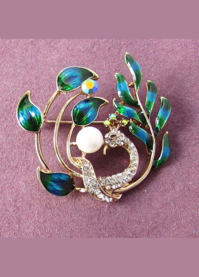 Модна святкова брошка птах Fashion Jewelry (336949811)