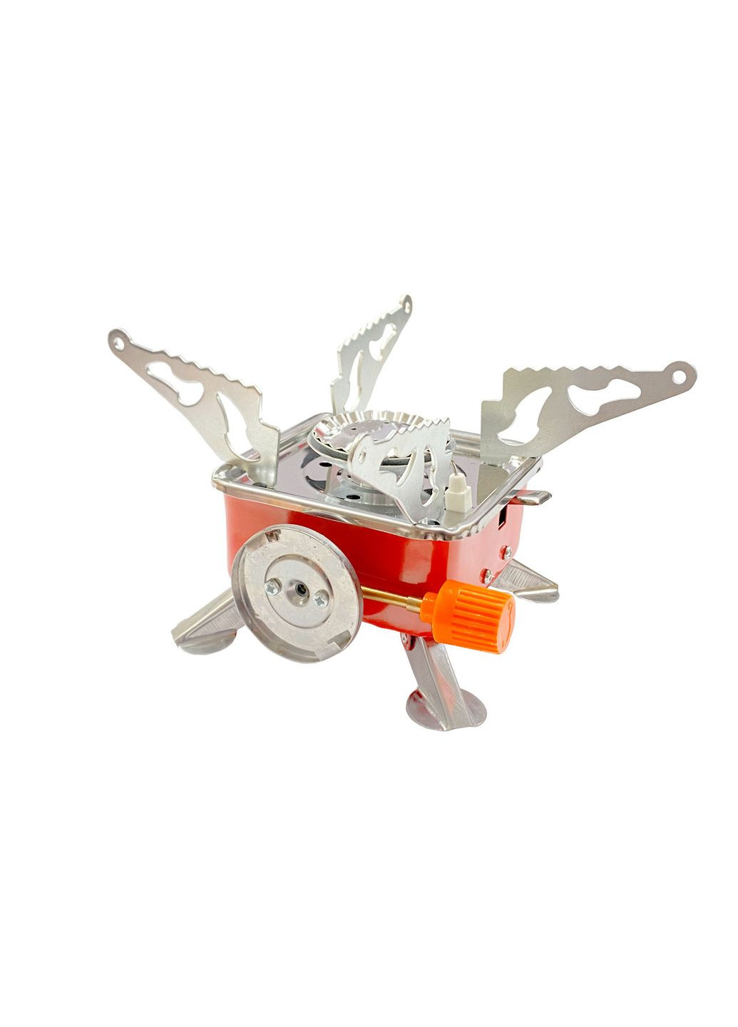 Газовая плита туристическая портативная для кемпинга 110 x 110 x 90 мм легкая и компактная No Brand (362496625)